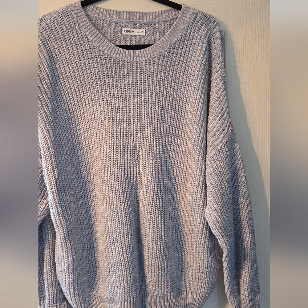 Sonoma Sky Blue Knit Pullover